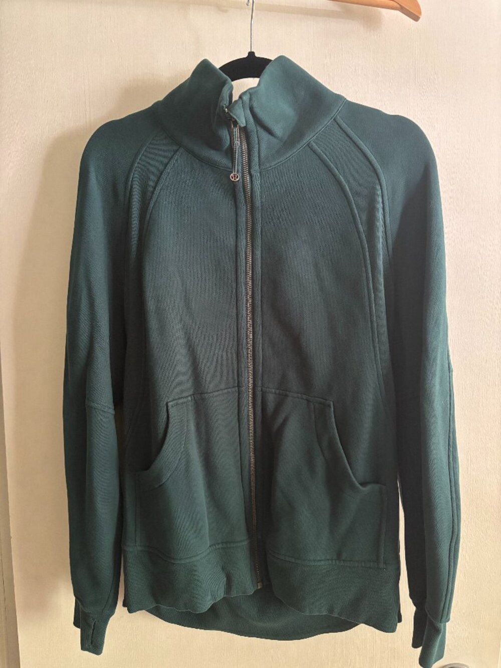 Lululemon Scuba Oversized Funnel-Neck Full Zip Storm Teal